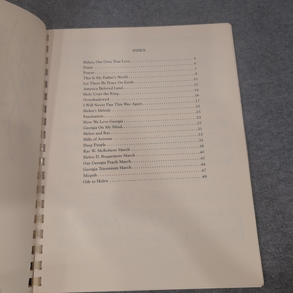 Melodies of our Past Helen D Roquemore Order of the Eastern Star Georgia Book - Picture 3 of 3
